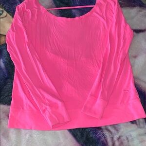 Open back Pink shirt